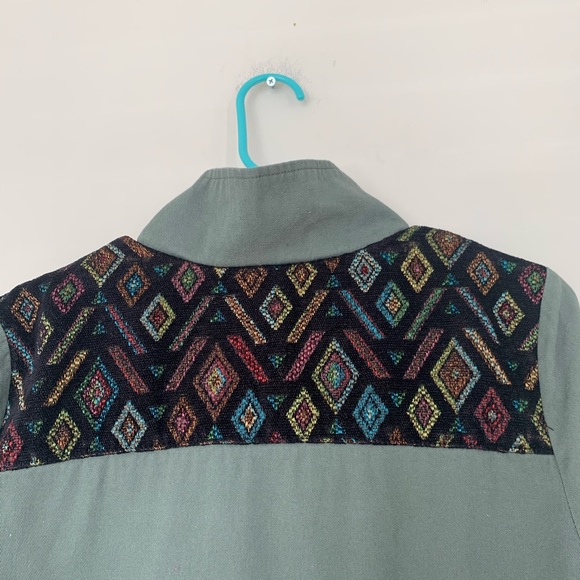 ModCloth Aztec Embroidered utility jacket - Picture 4 of 11
